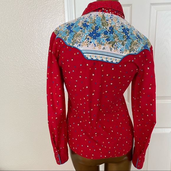 Tem Tex Vintage Floral Top - Picture 4 of 10